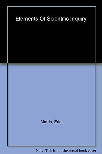 Elements of Scientific Inquiry (9780262133425) by Martin, Eric; Osherson, Daniel N.