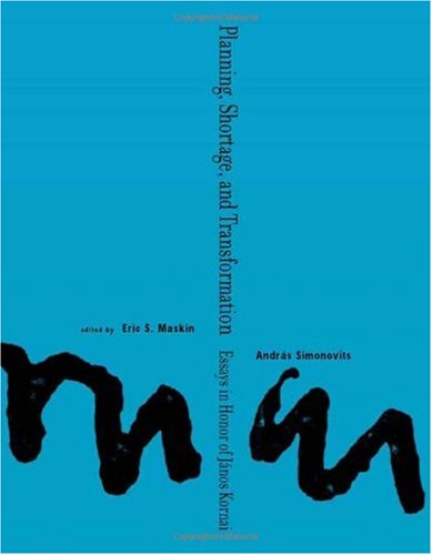 Imagen de archivo de Planning, Shortage, and Transformation: Essays in Honor of Jnos Kornai a la venta por Book Deals
