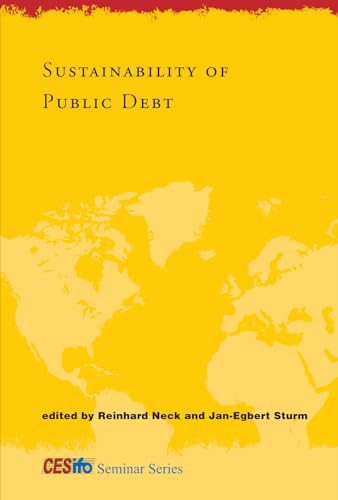 Stock image for Sustainability of Public Debt (CESifo Seminar Series) for sale by Bellwetherbooks