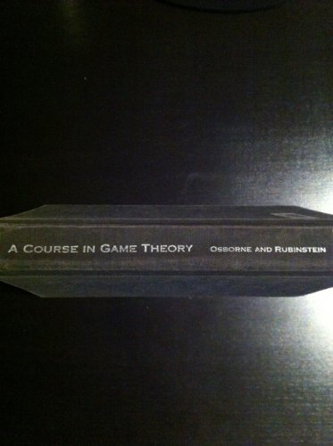 Imagen de archivo de A Course in Game Theory a la venta por HPB-Red