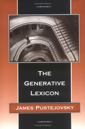 Imagen de archivo de The Generative Lexicon a la venta por ThriftBooks-Atlanta