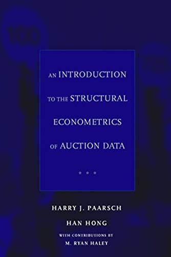 Beispielbild fr An Introduction to the Structural Econometrics of Auction Data zum Verkauf von Daedalus Books
