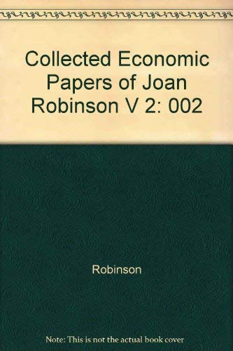 Collected Economic Papers of Joan Robinson (9780262180948) by Robinson, Joan