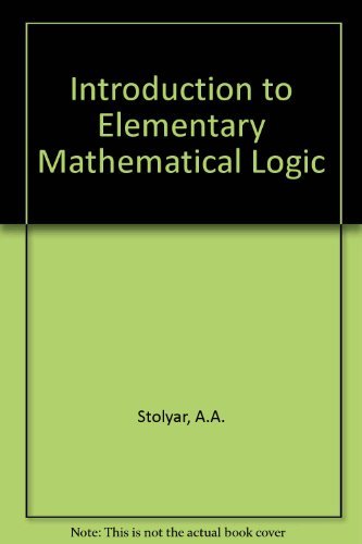 9780262190541: Introduction to Elementary Mathematical Logic