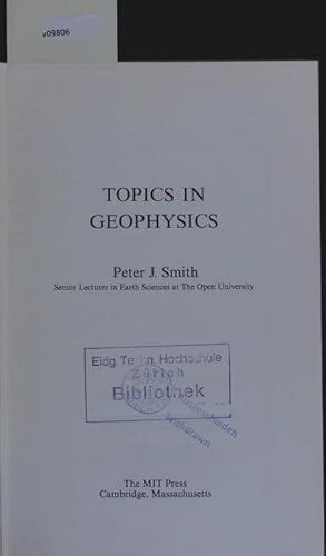 9780262191135: Topics in Geophysics