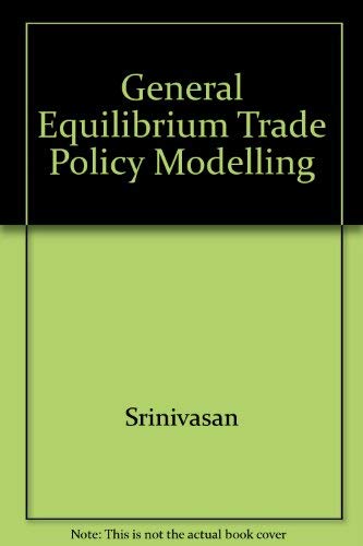 9780262192453: General Equilibrium Trade Policy Modeling (The MIT Press)