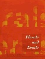 Stock image for Plurals and Events for sale by Better World Books