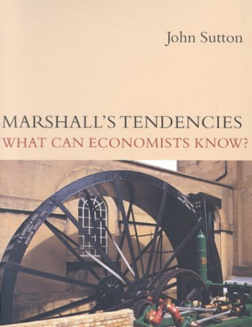 Beispielbild fr Marshall's Tendencies : What Can Economists Know? zum Verkauf von Better World Books