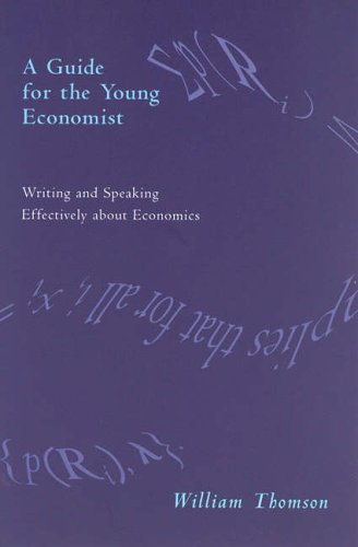 9780262201339: A Guide for the Young Economist