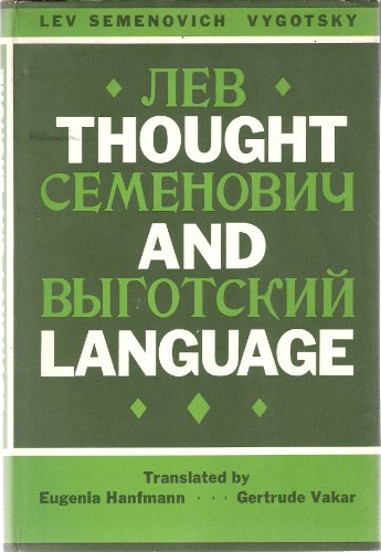 Stock image for Thought and Language for sale by Better World Books