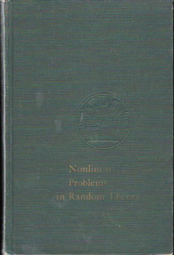 Nonlinear Problems In Random Theory (The MIT Press) (9780262230049) by Wiener, Norbert