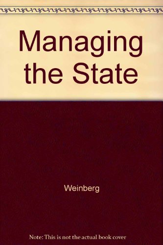 Beispielbild fr Managing the State zum Verkauf von UHR Books