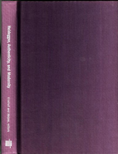 Beispielbild fr Heidegger, Authenticity, and Modernity: Essays in Honor of Hubert L. Dreyfus, Vol. 1 zum Verkauf von Thylacine Books