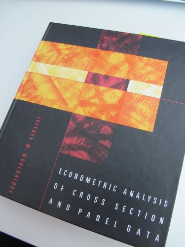 Stock image for Econometric Analysis of Cross Section and Panel Data for sale by Goodwill Books
