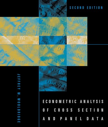 Imagen de archivo de Econometric Analysis of Cross Section and Panel Data, second edition (Mit Press) a la venta por Bellwetherbooks
