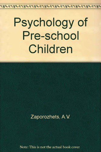 Stock image for Psychology of Pre-school Children for sale by Else Fine Booksellers