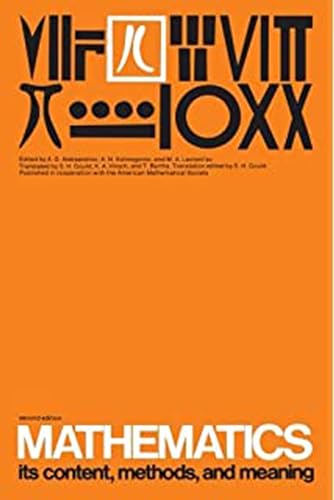 Beispielbild fr Mathematics ~ Volume 3: Its Contents, Methods, and Meaning - Second Edition zum Verkauf von BookEnds Bookstore & Curiosities