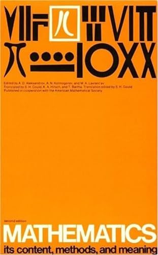 Beispielbild fr Mathematics, Volume 2: Its Contents, Methods, and Meaning zum Verkauf von Revaluation Books