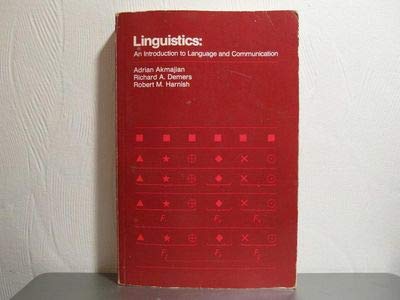 Beispielbild fr Linguistics An Introduction to Language and Communication zum Verkauf von HPB-Emerald