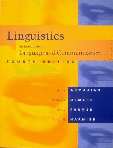 Beispielbild fr Linguistics : An Introduction to Language and Communication zum Verkauf von Better World Books