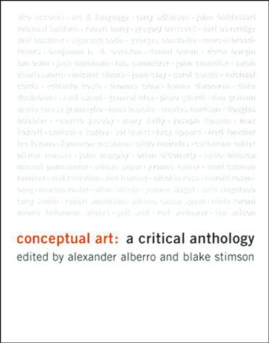 Imagen de archivo de Conceptual Art: A Critical Anthology a la venta por Bellwetherbooks