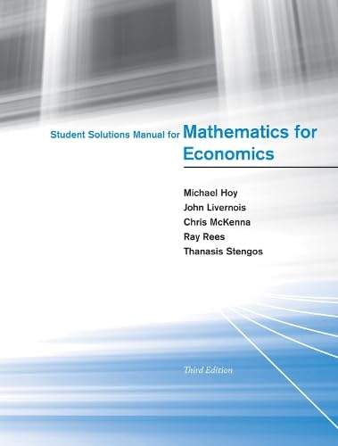 Imagen de archivo de Mathematics For Economics a la venta por Bellwetherbooks