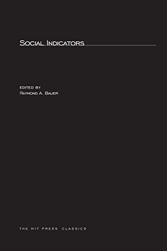 Imagen de archivo de Social Indicators (MIT Press Classics) a la venta por HPB-Red