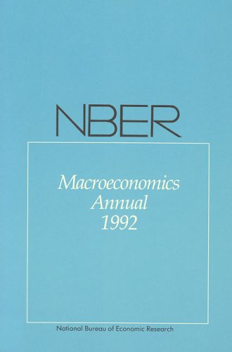 Beispielbild fr NBER Macroeconomics Annual 1992 zum Verkauf von More Than Words