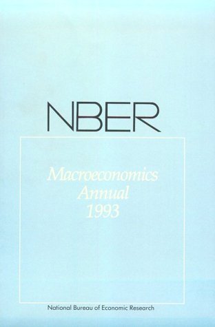 Stock image for NBER Macroeconomics Annual 1993 for sale by Books Puddle