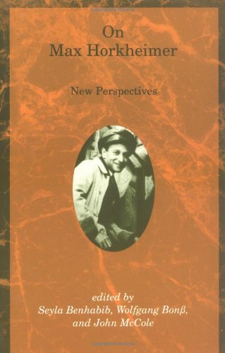 Imagen de archivo de On Max Horkheimer: New Perspectives (Studies in Contemporary German Social Thought) a la venta por HPB-Red