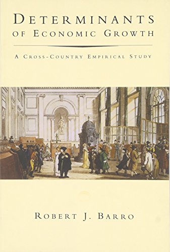 Beispielbild fr Determinants of Economic Growth: A Cross-Country Empirical Study (Lionel Robbins Lectures) zum Verkauf von Books of the Smoky Mountains