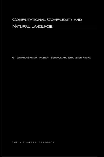 Beispielbild fr Computational Complexity and Natural Language zum Verkauf von Revaluation Books