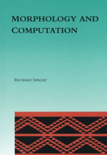 9780262527026: Morphology and Computation (Acl-mit Series in Natural Language Processing)