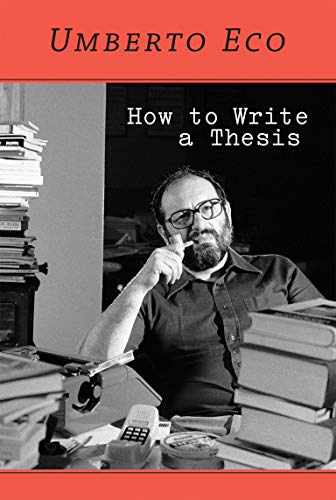 9780262527132: How to Write a Thesis