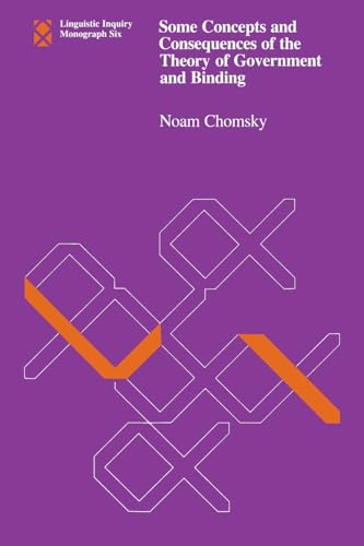 Stock image for Some Concepts and Consequences of the Theory of Government and Binding (Linguistic Inquiry Monographs) (Linguistic Inquiry Monographs (6)) (Volume 6) for sale by HPB-Movies