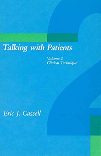 Beispielbild fr Talking with Patients, Volume 2: Clinical Technique zum Verkauf von ThriftBooks-Atlanta