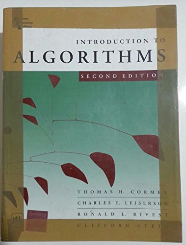 9780262531962: Introduction To Algorithms. 2nd Edition