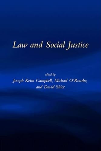Beispielbild fr Law and Social Justice (Topics in Contemporary Philosophy) zum Verkauf von WorldofBooks