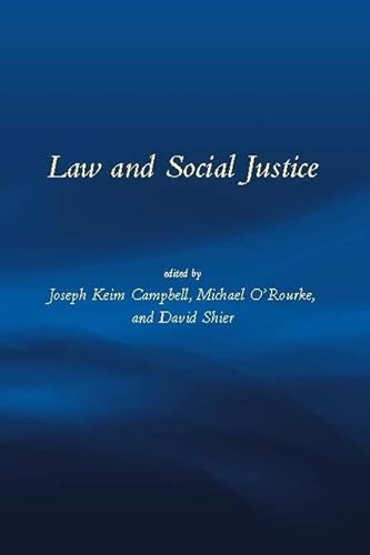 Stock image for Law and Social Justice (Topics in Contemporary Philosophy) for sale by WorldofBooks