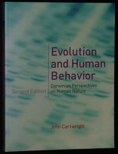 9780262533041: Evolution and Human Behavior: Darwinian Perspectives on Human Nature