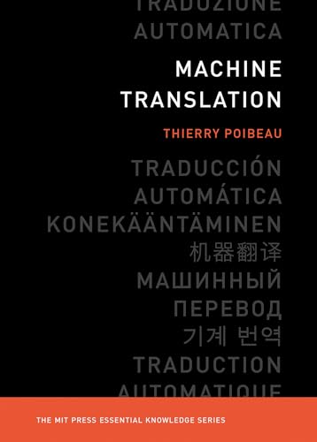 Stock image for Machine Translation (MIT Press Essential Knowledge series) for sale by HPB-Red