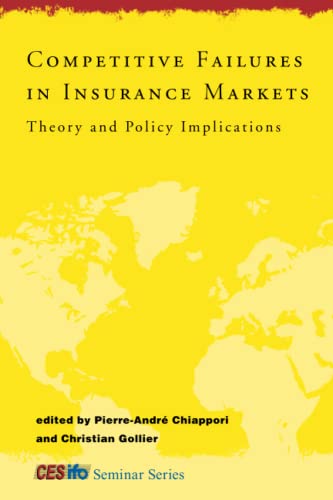 Imagen de archivo de Competitive Failures in Insurance Markets: Theory and Policy Implications a la venta por Revaluation Books
