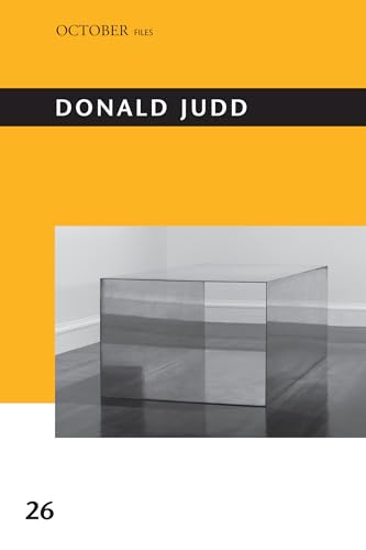 Stock image for Donald Judd (October Files) for sale by Bellwetherbooks