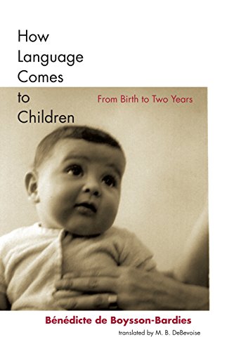 Beispielbild fr How Language Comes to Children : From Birth to Two Years zum Verkauf von Better World Books