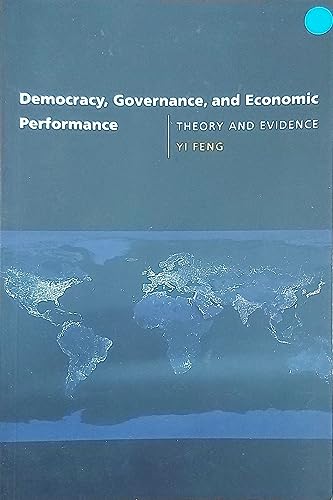 9780262562119: Democracy, Governance and Economic Performance – Theory and Evidence (The MIT Press)