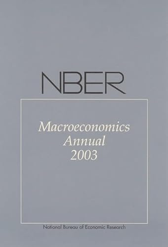 Stock image for NBER Macroeconomics Annual (NBER Macroeconomics): National Bureau of Economic Research: Volume 18 (NBER Macroeconomics Annual series) for sale by WorldofBooks