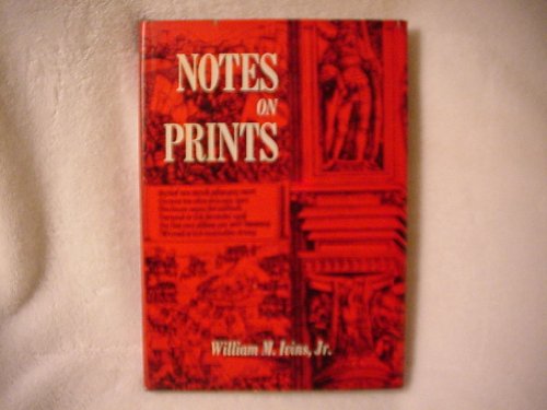 Imagen de archivo de Notes On Prints a la venta por Vashon Island Books