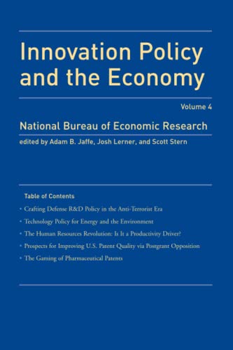 Beispielbild fr Innovation Policy and the Economy, Volume 4 zum Verkauf von Ammareal