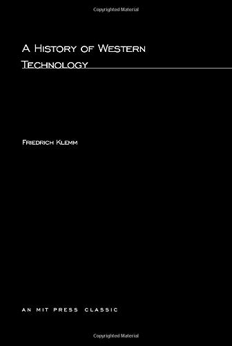 9780262610018: A History of Western Technology (MIT Press)