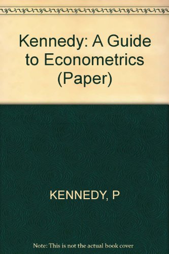 Stock image for A Guide to Econometrics for sale by Hackenberg Booksellers ABAA